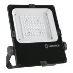 Ledvance LED Floodlight Performance Zwart 50W 6300lm 55x110D - 840 Koel Wit | IP66 - Asymmetrisch