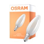 Osram LED Superstar E14 Kaars Filament Mat 3.4W 470lm - 940 Koel Wit | Beste Kleurweergave - Dimbaar - Vervangt 40W