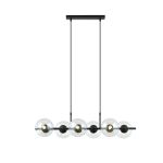 Emibig Hanglamp Rory Staal Zwart | Geschikt voor 6x E14 - Max 10W