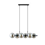 Emibig Hanglamp Rory Staal Zwart | Geschikt voor 6x E14 - Max 10W