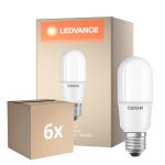Voordeelpak 6x Osram LED Superstar E27 Linear Mat 11W 1050lm - 940 Koel Wit | Beste Kleurweergave - Dimbaar - Vervangt 75W