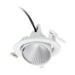 Philips LED Spot Greenspace Accent Elbow Aluminium Wit 22.5W 3000lm 36D - 830 Warm Wit | 163mm - IP20