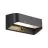 Nordlux Marcellio Wandlamp Zwart 5W 400lm - 830 Warm Wit| IP54 - met Schakelaar