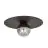 Emibig Plafondlamp Solar Staal Zwart | Geschikt voor 1x E14 - Max 10W