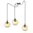 Emibig Hanglamp Gigi Staal Zwart | Geschikt voor 3x E14 - Max 10W