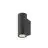 SLV Helia Pro S Up/Down Wandlamp Aluminium Antraciet 12W 1400lm - 827 Zeer Warm Wit | Buitenverlichting - IP65