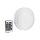 Ledvance LEDWand- plafondlamp 19W 650lm - 830 Warm Wit | 200mm - IP20 - RGBW - Afstandsbediening