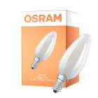 Osram LED Superstar E14 Kaars Filament Mat 3.4W 470lm - 940 Koel Wit | Beste Kleurweergave - Dimbaar - Vervangt 40W