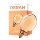Osram Vintage 1906 LED E27 Globe Filament Goud 130mm 4W 220lm - 818 Zeer Warm Wit | Dimbaar - Vervangt 22W