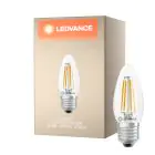 Ledvance Classic LED E27 Kaars Filament Helder 3.4W 470lm - 827 Zeer Warm Wit | Vervangt 40W