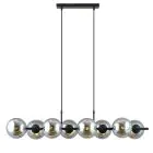 Emibig Hanglamp Rory Staal Zwart | Geschikt voor 8x E14 - Max 10W