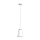 Emibig Hanglamp Bolero Staal Wit | Geschikt voor 1x E27 - Max 15W