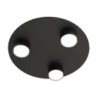 Emibig Plafondlamp Bolx Staal Zwart | Geschikt voor 3x GX53 - Max 12W