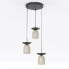 Emibig Hanglamp Ego Staal Bruin | Geschikt voor 3x E14 - Max 10W