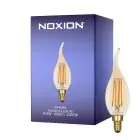 Noxion Lucent LED E14 Kaars Filament Amber BA35 4.5W 400lm - 822 Zeer Warm Wit | Dimbaar - Vervangt 35W