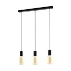 Eglo Hanglamp Pozueta Staal Zwart | IP20 - Geschikt voor 3x E27 